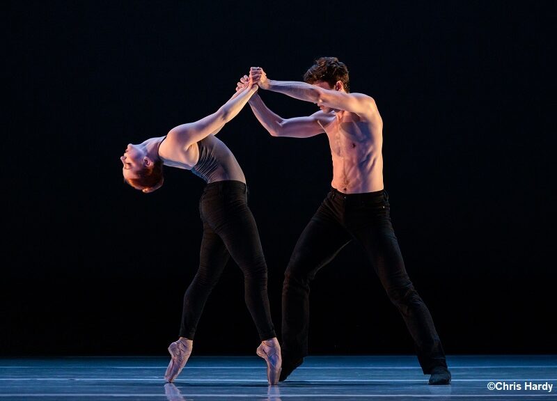 Smuin artists Cassidy Isaacson and João Sampaio in the revival of Val Caniparoli's “Swipe."